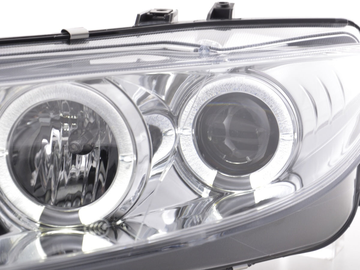 Scheinwerfer Set Daylight LED TFL-Optik Mazda 6 02-07 chrom Scheinwerfer Set Daylight LED TFL-Optik Mazda 6 02-07 chrom